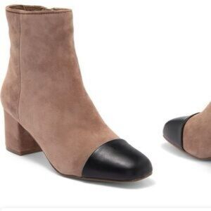 Steve Madden Eiffel Suede Cap Toe Booties Sz 6M